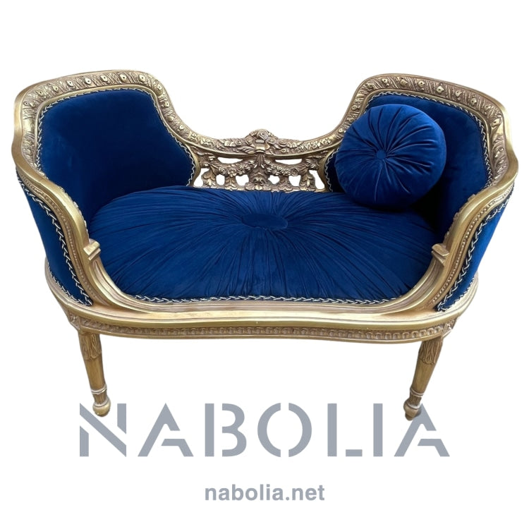 كنبة انتيك كحلي - Nabolia Damietta hub furniture