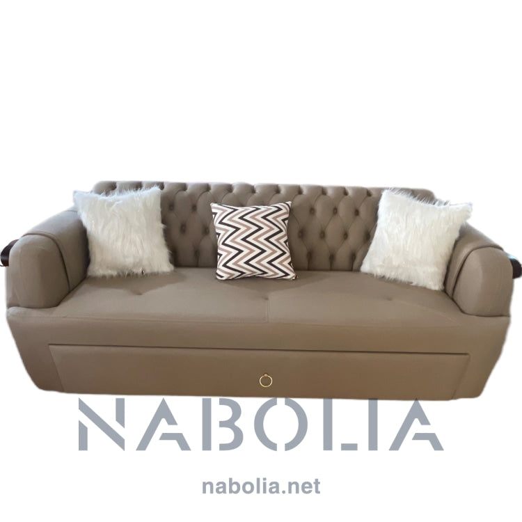 كنبة سرير كابتونيه - Nabolia Damietta hub furniture