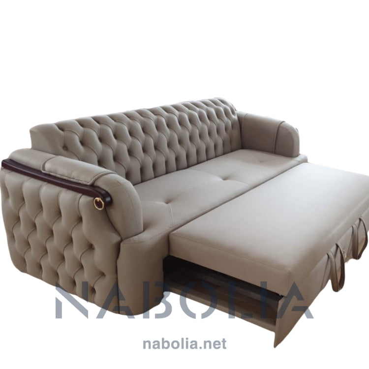 كنبة سرير كابتونيه - Nabolia Damietta hub furniture