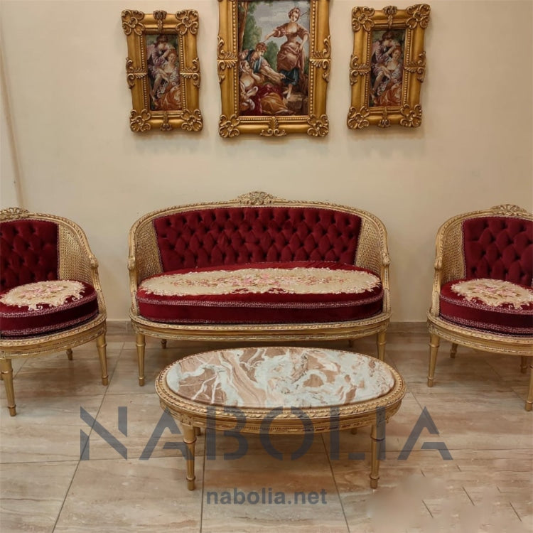 ميني صالون اوفال - Nabolia Damietta hub furniture