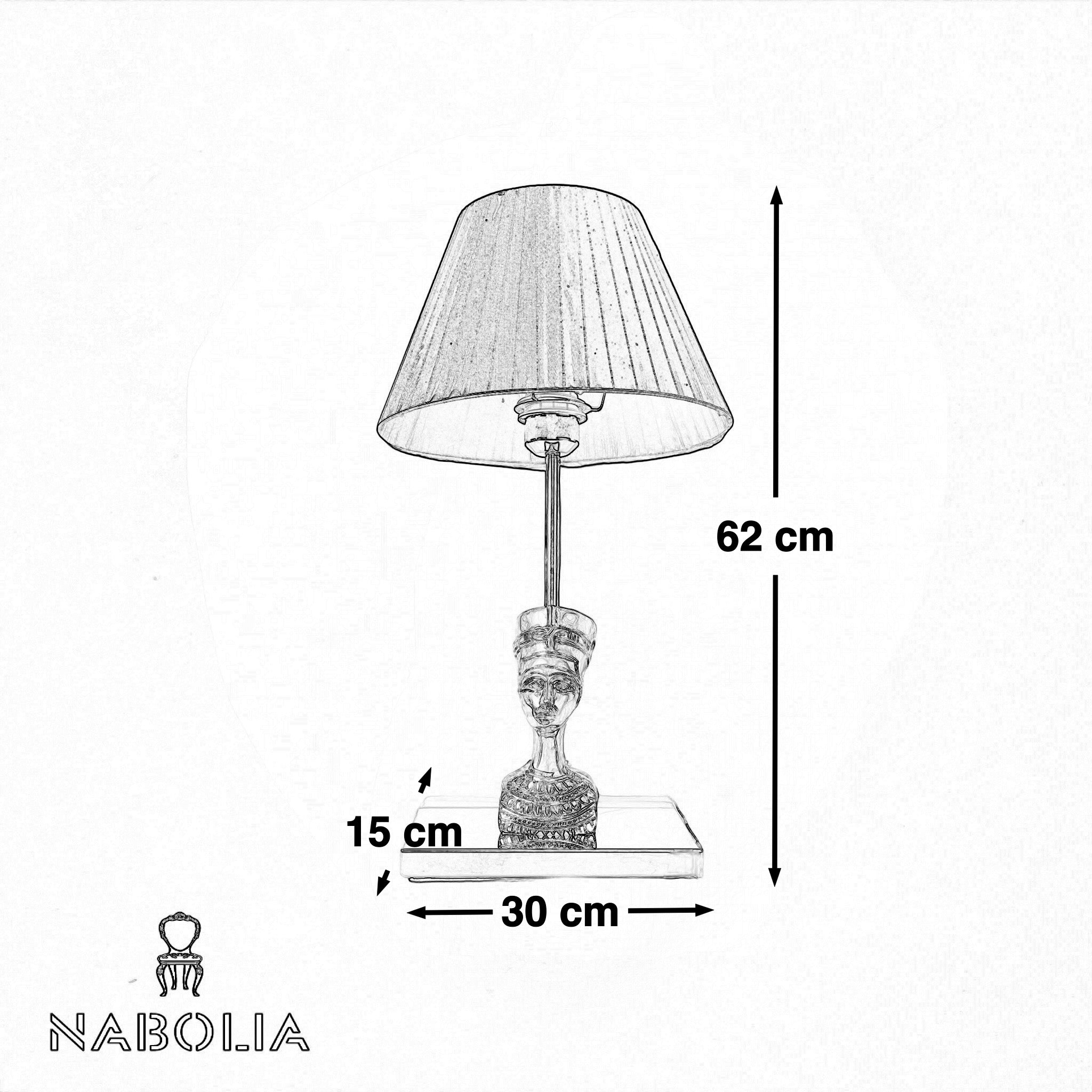 Nefrtiti table lamp - Nabolia