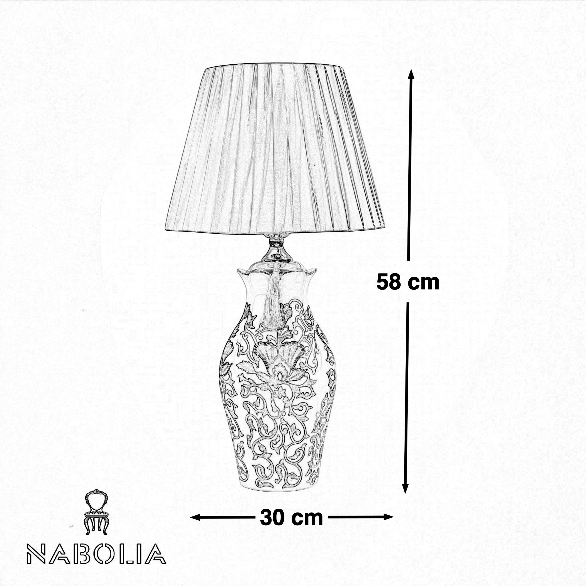 Olivia Vase table lamp - Nabolia