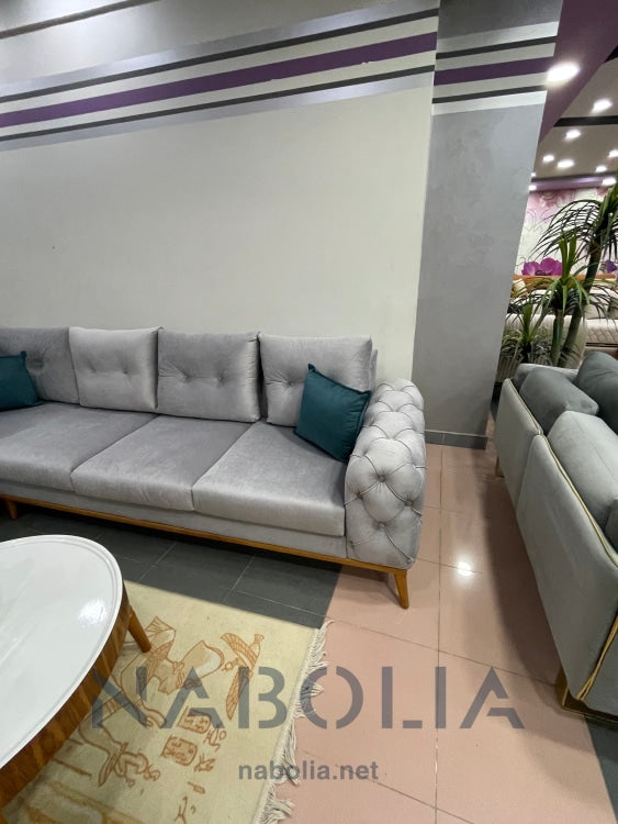 ركنة سلفر حرف L - Nabolia Damietta hub furniture