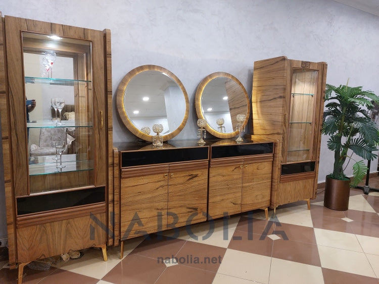 سفرة مودرن قشرة افريقي - Nabolia Damietta hub furniture