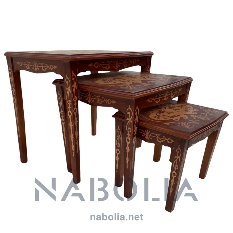طقم ترابيزات مارتكليه - Nabolia Damietta hub furniture