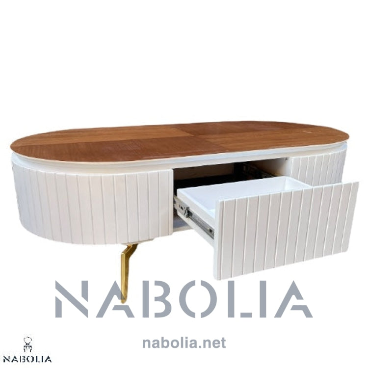 ترابيزة قهوة بيضاوي - Nabolia Damietta hub furniture