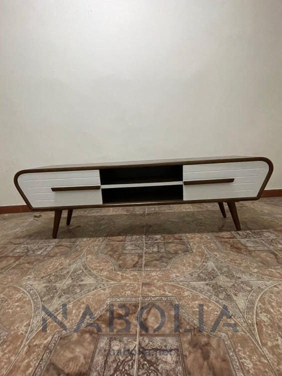 وحدة تلفزيون خشب طبيعي - Nabolia Damietta hub furniture